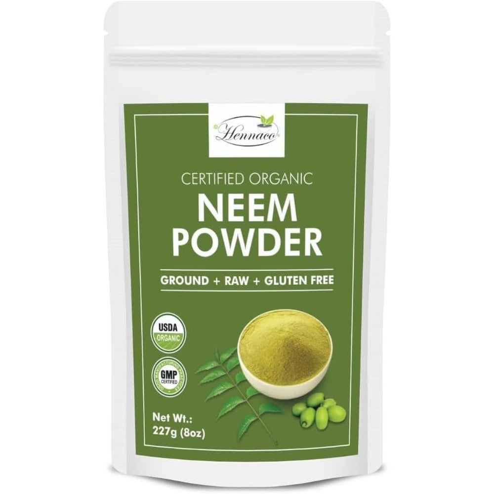 Hakeem Suleman s S-care Organic Neem Powder front pouch