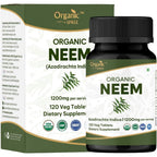 Organic Spree Neem Skin And Detox 120 Tablets Front View