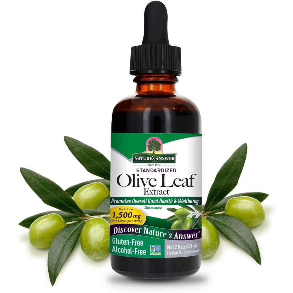 Nature's Answer Olive Leaf Extract front bottle view