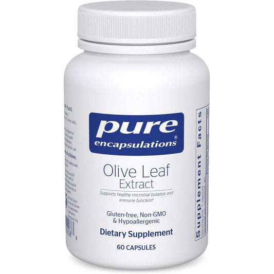 Pure Encapsulations Olive Leaf Extract bottle front view