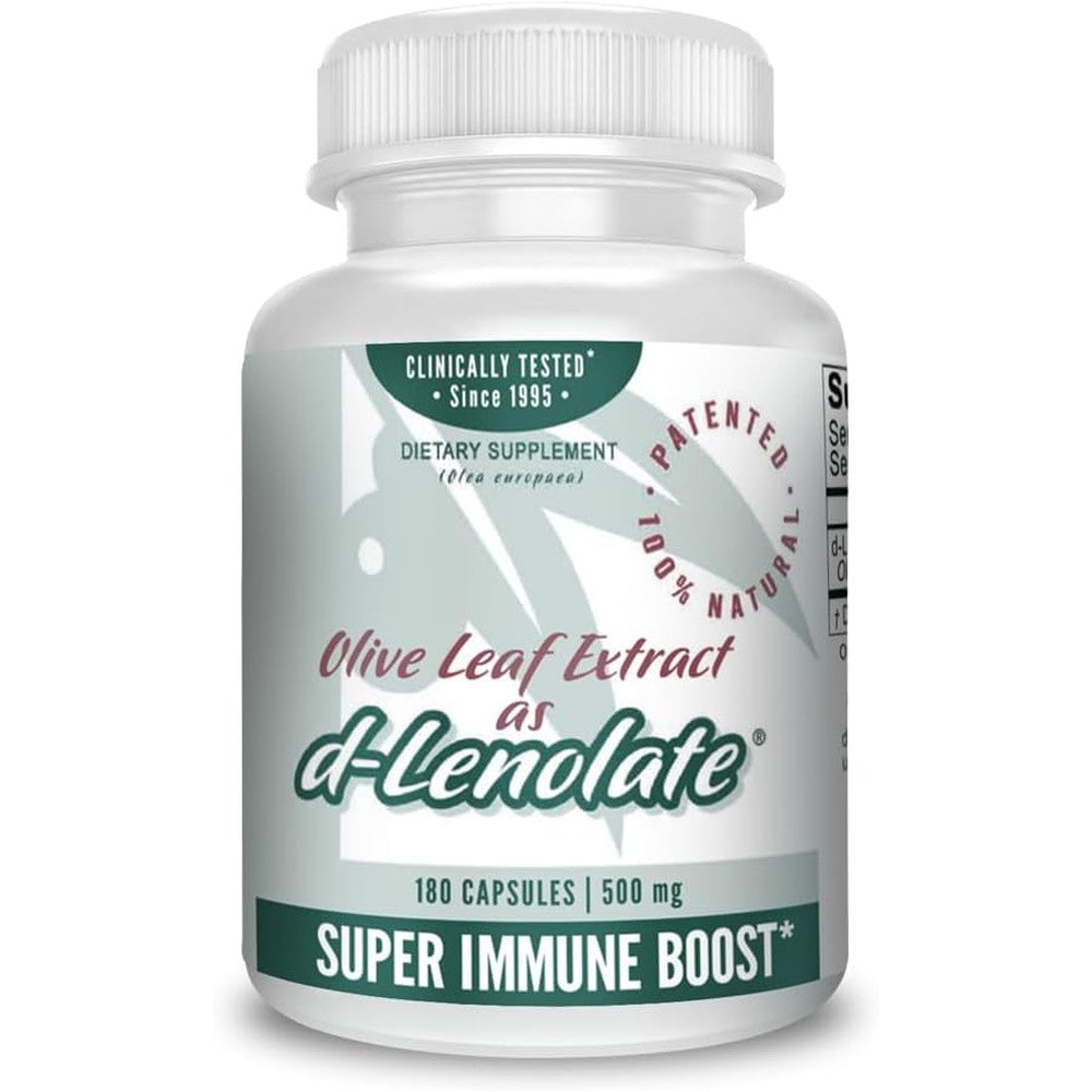 East Park Olive Leaf Extract 500mg 180 vegetarian capsules front view authentic immune booster supplement.