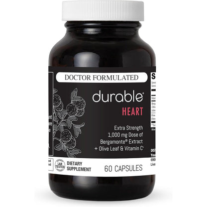 Durable Heart Bergamonte Citrus Bergamot 1000mg front bottle view