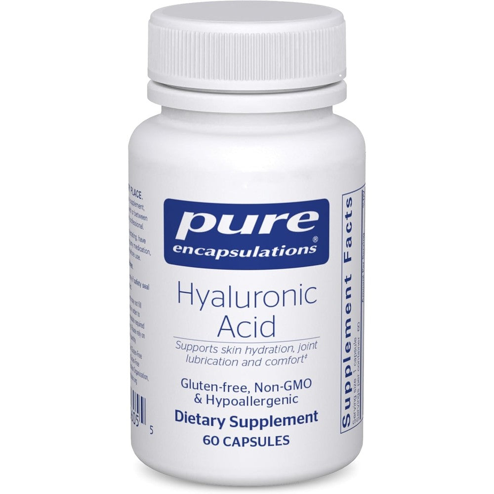 Pure Encapsulations Hyaluronic Acid 60 Capsules front view bottle