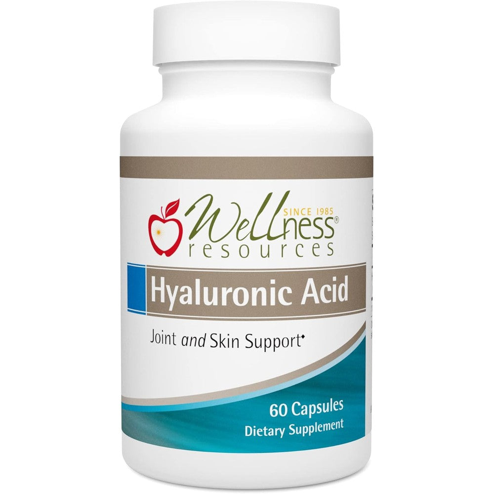 Wellness Resources Hyaluronic Acid Rooster Comb 60 Capsules Front View