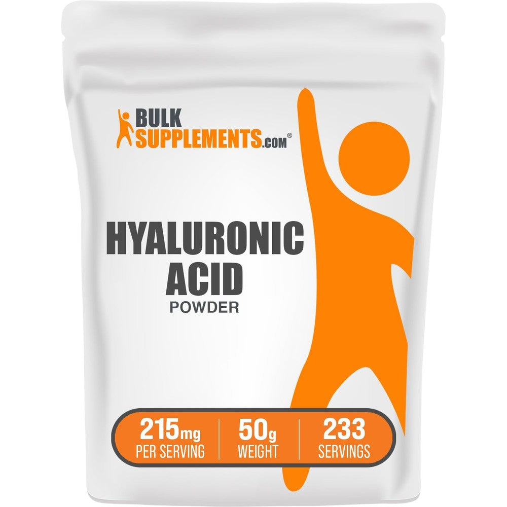 BulkSupplements Hyaluronic Acid Powder Front View