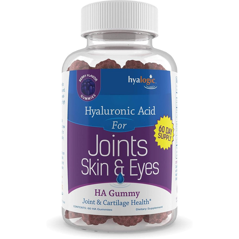 Hyalogic hyaluronic acid gummies front view