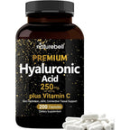 NatureBell hyaluronic acid 250mg 240 capsules front view bottle packaging