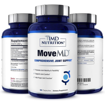 1MD Nutrition MoveMD Collagen Joint Care Capsules front view