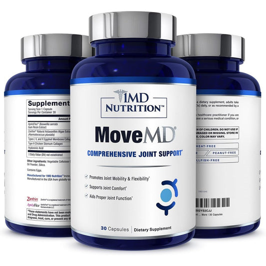 1MD Nutrition MoveMD Collagen Joint Care Capsules front view
