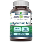 Amazing Nutrition Hyaluronic Acid 200 Milligrams 120 Capsules front product view
