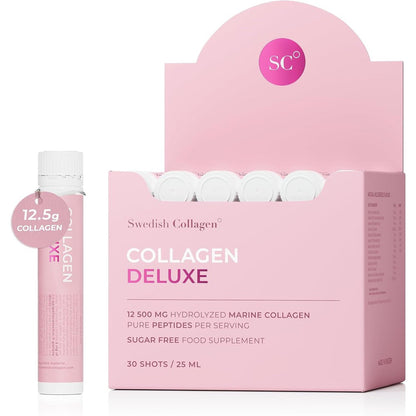 Swedish Collagen Deluxe Marine Collagen Liquid Shots front box
