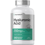 Horbäach Hyaluronic Acid Capsules 250 Milligrams 240 Count front bottle view