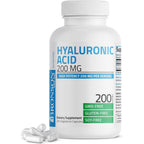 Bronson Hyaluronic Acid 200 Milligram capsules front bottle view