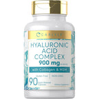 Carlyle Hyaluronic Acid Complex 900 milligrams 90 capsules front product bottle view
