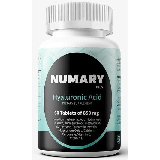 Silkmyst Hyaluronic Acid 850mg 60 Tablets Front View