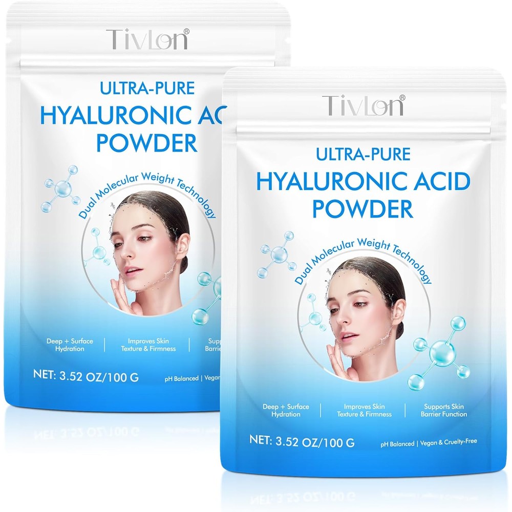 Flasture hyaluronic acid powder front view