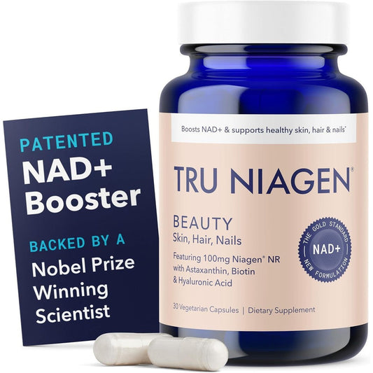 Tru Niagen Beauty NAD Plus Hair Skin And Nails Front View