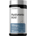 Horbäach Hyaluronic Acid 100mg 120 Capsules front product bottle view
