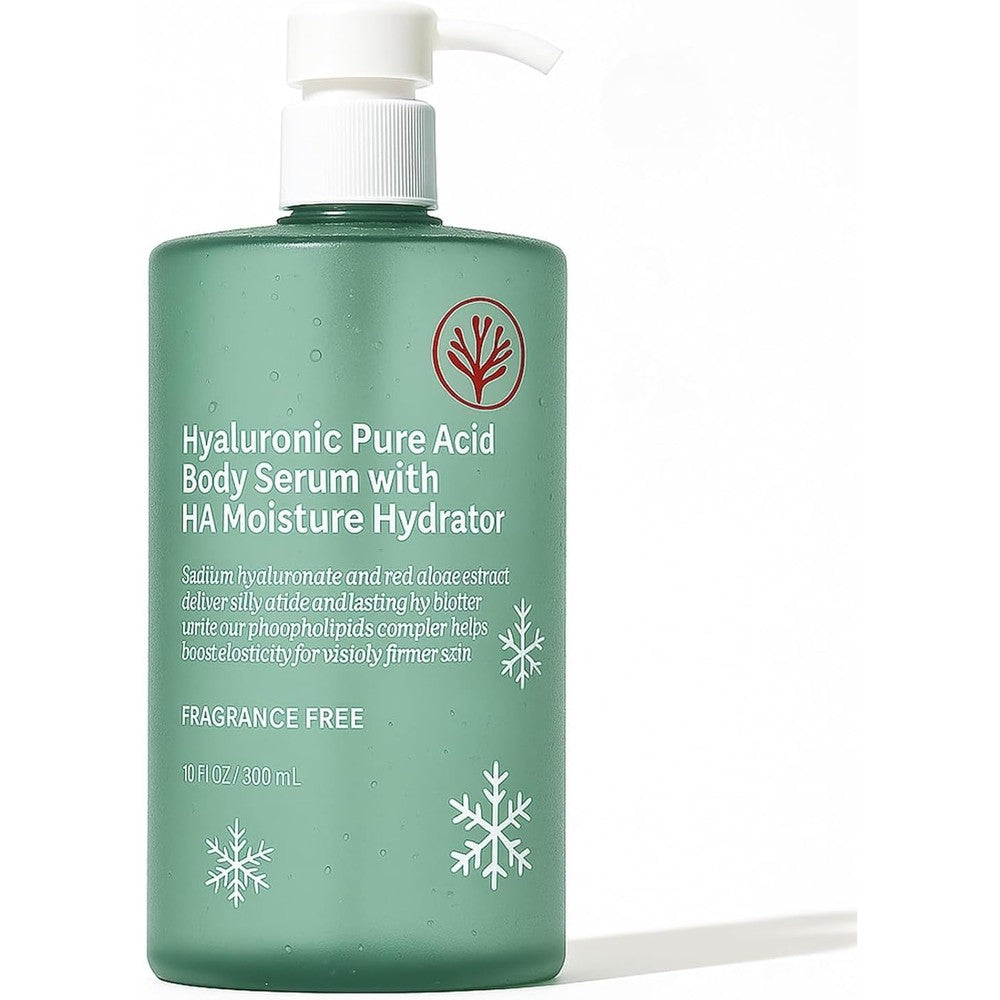 ETUIH Hyaluronic Acid Body Serum front view bottle with pump dispenser for deep hydration.