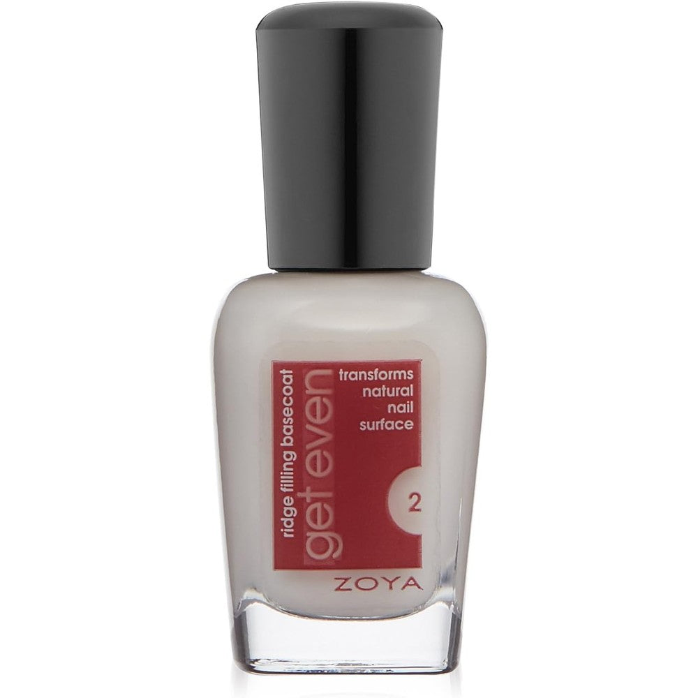 Zoya Get Even Ridge Filling Basecoat front view bottle on a white backdrop