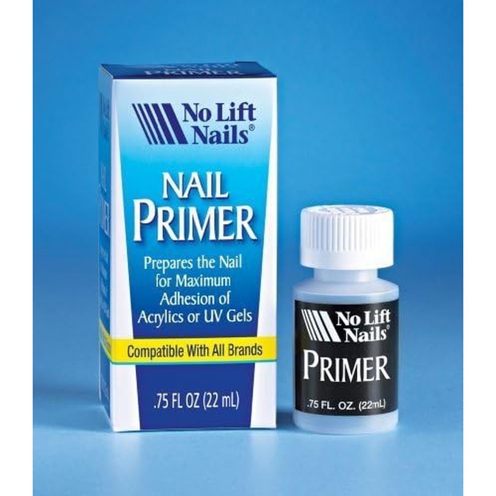 No Lift Nails Nail Primer point seventy five ounce front bottle view professional extension bonding agent