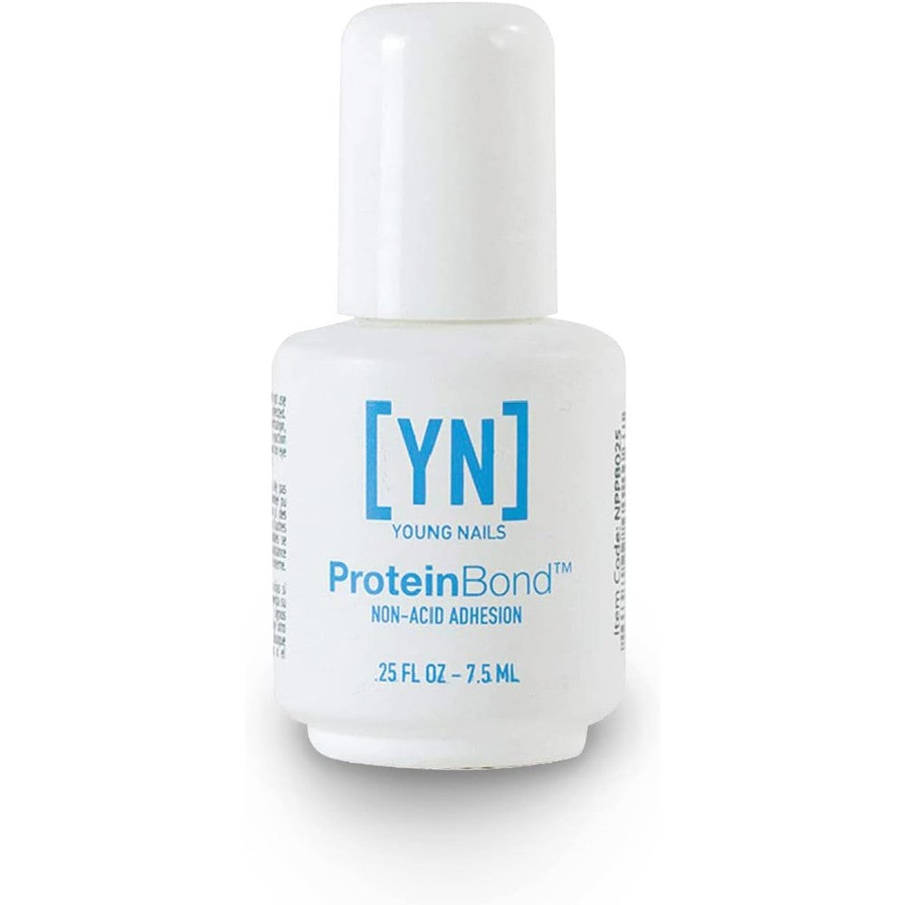 Young Nails Protein Bond non-acidic nail primer bottle front view showcasing official USA packaging.