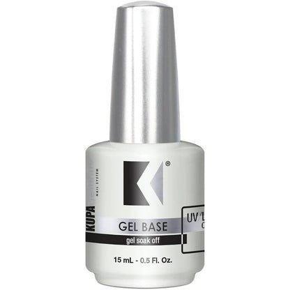 KUPA GelFinity Soak Off Gel Base Coat front view bottle for professional manicures