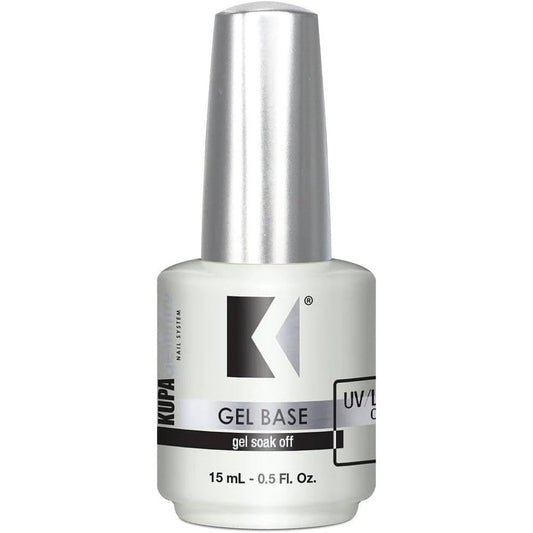 KUPA GelFinity Soak Off Gel Base Coat front view bottle for professional manicures