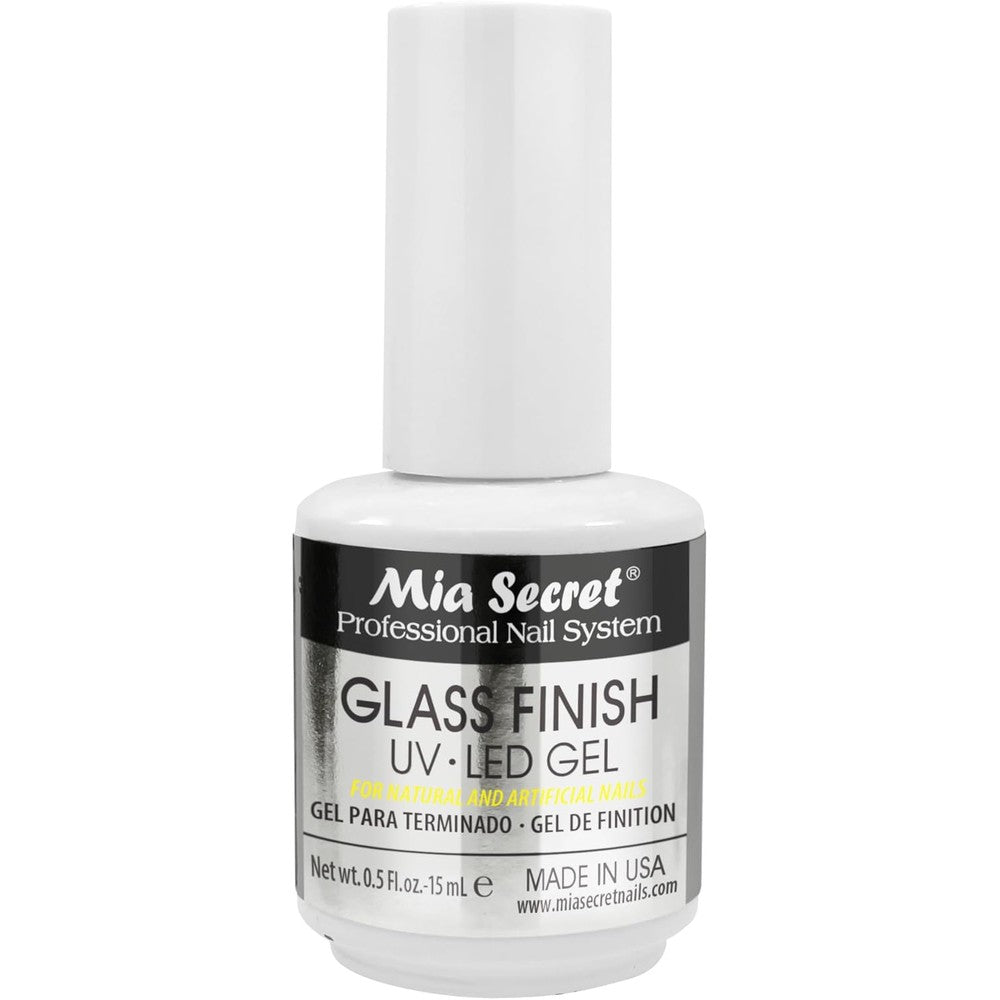 Mia Secret Glass Finish UV LED Gel front view bottle