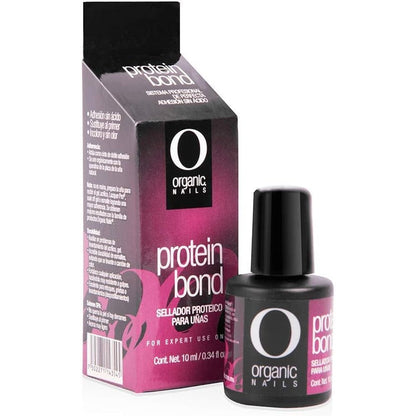 Organic Nails Protein Bond non acid strong primer 10ml bottle front view for professional nail preparation