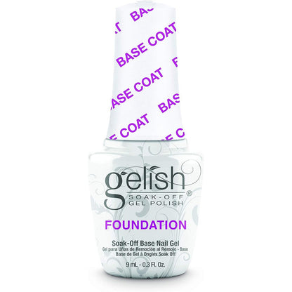 Gelish MINI Foundation Base Coat 9ml professional salon formula bottle front view