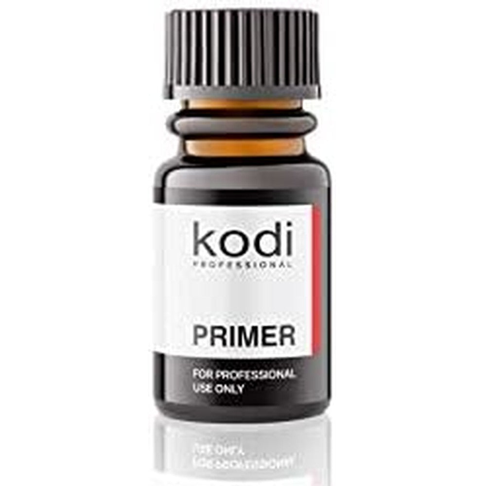 Kodi Professional Acid Nail Primer and Dehydrator 10ml bottle front view on a clean backdrop.