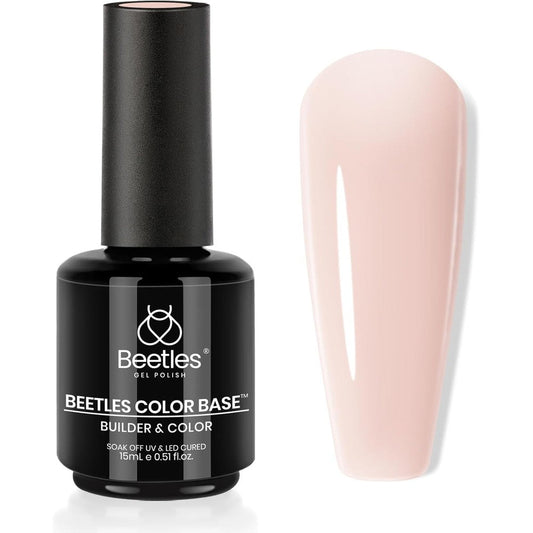 Beetles Gel Polish Color Base Warm Jade bottle front view on a clean background for premium nail care