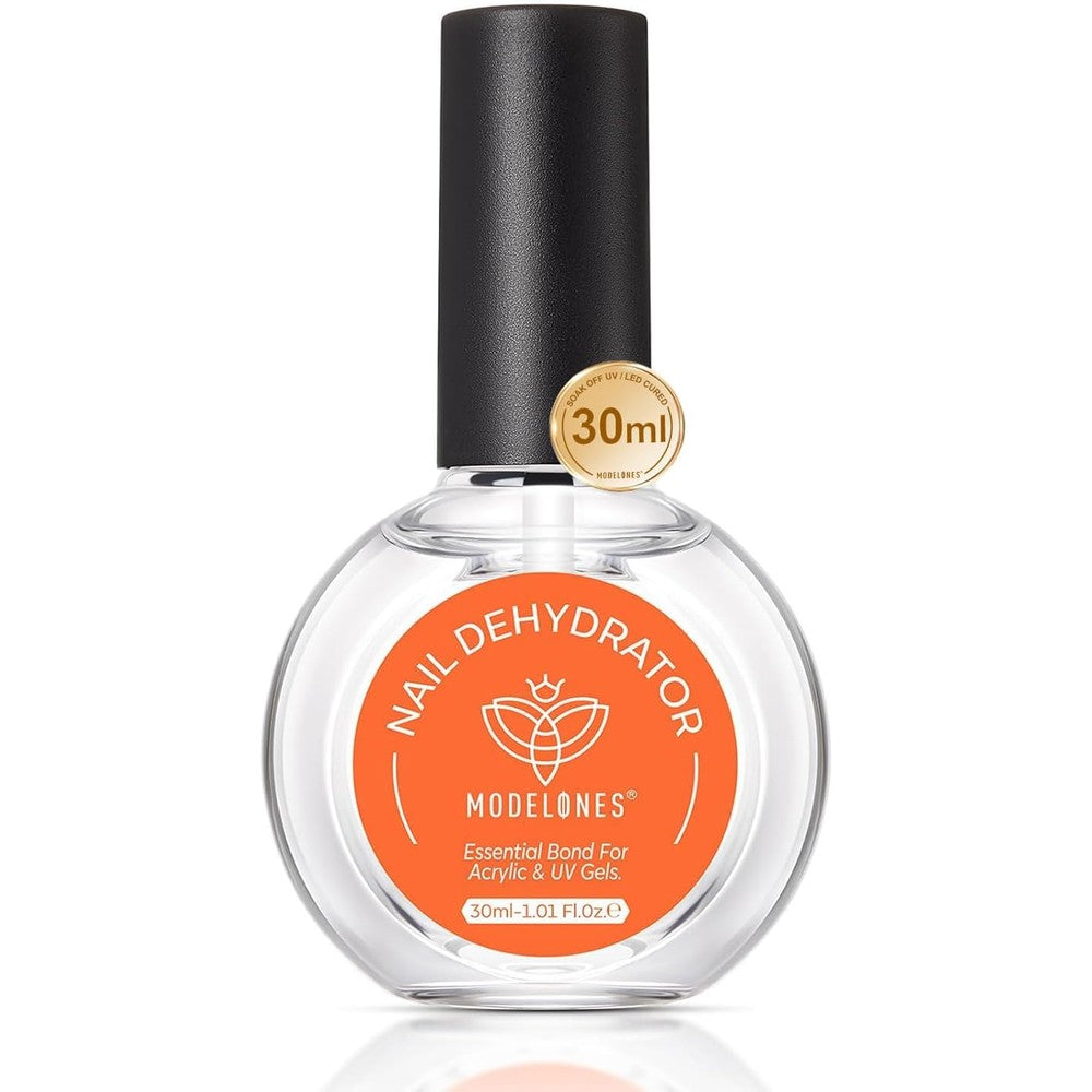 Modelones Nail Prep Dehydrator 30ml front view bottle showing professional packaging.
