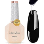 MelodySusie top coat gel polish front view bottle packaging