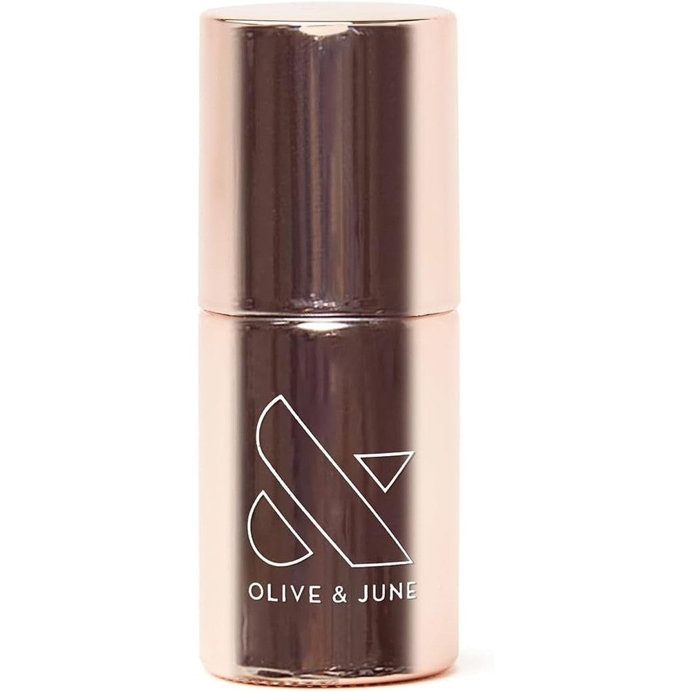 Olive & June Nail Primer shiny rose gold bottle front view