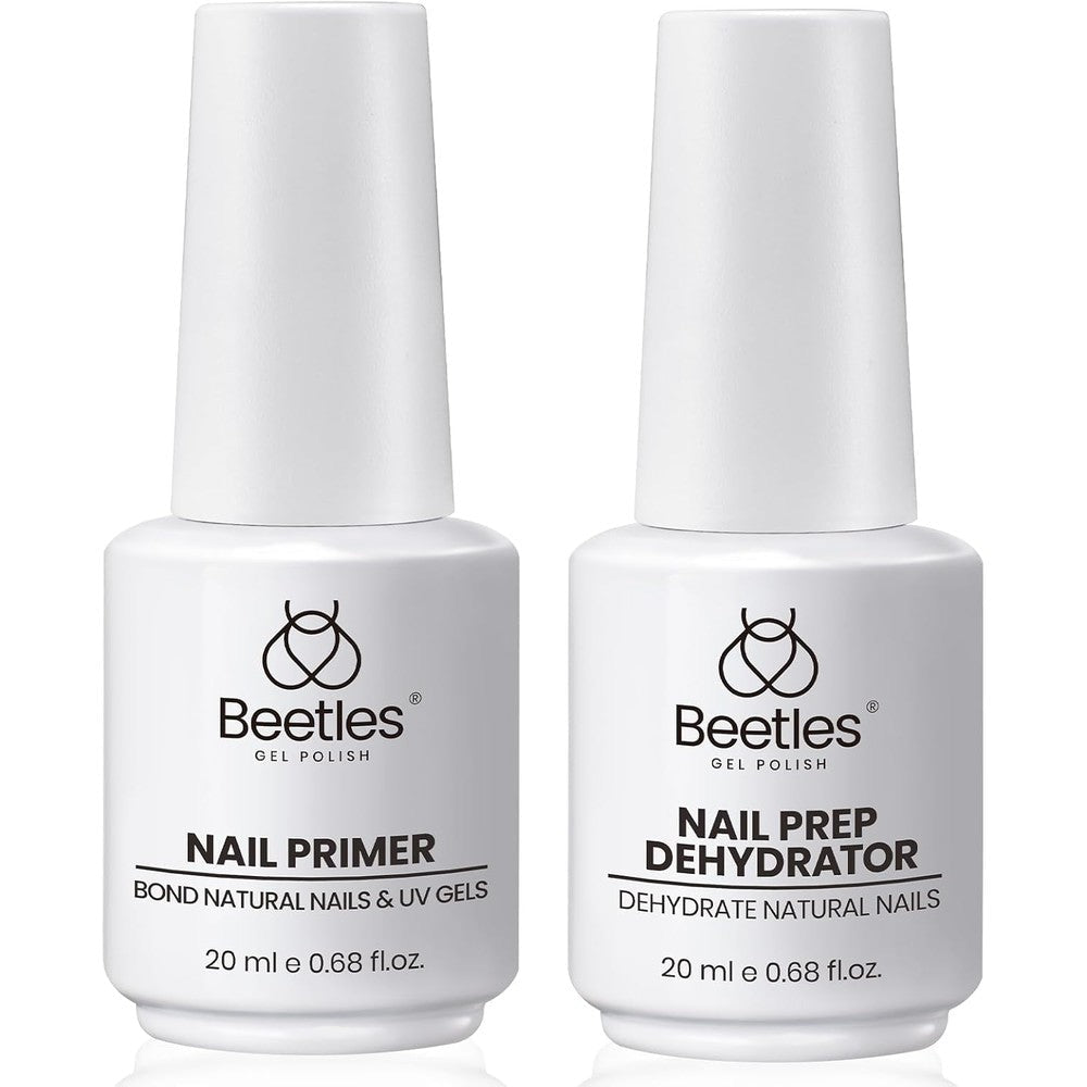 Beetles Gel Polish Nail Dehydrator and Primer professional two piece set front view