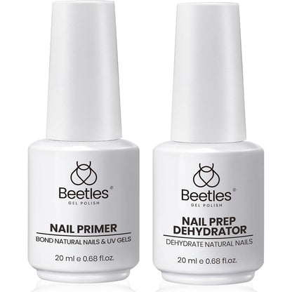 Beetles Gel Polish Nail Dehydrator and Primer professional two piece set front view