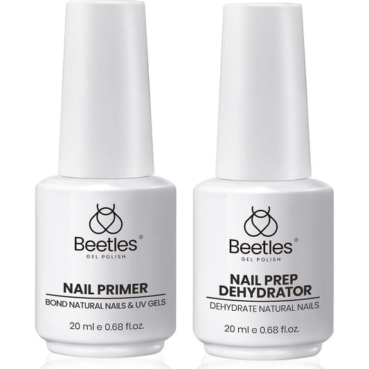 Beetles Gel Polish Nail Dehydrator and Primer professional two piece set front view