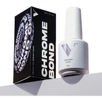 V Beauty Pure chrome nail bond front view bottle packaging