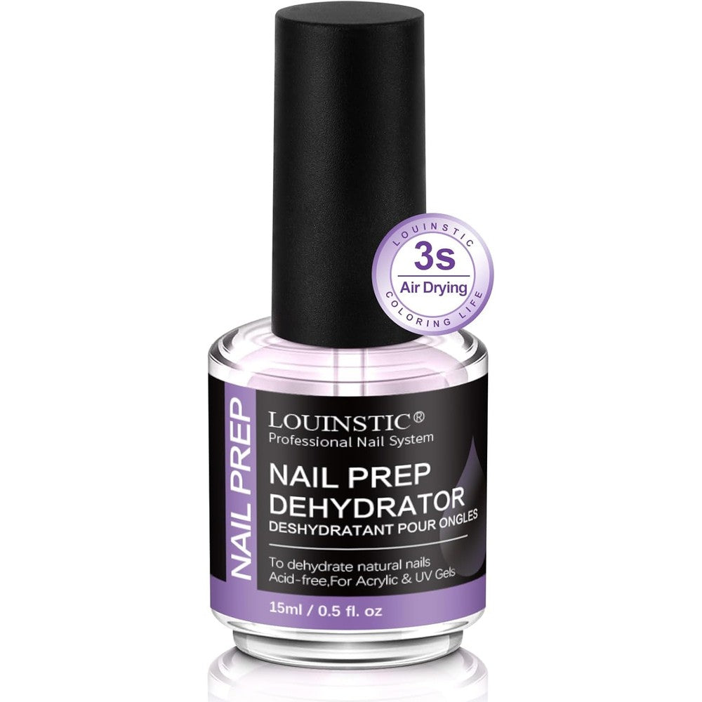 Louinstic acid-free nail dehydrator 15ml bottle front view
