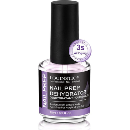 Louinstic acid-free nail dehydrator 15ml bottle front view
