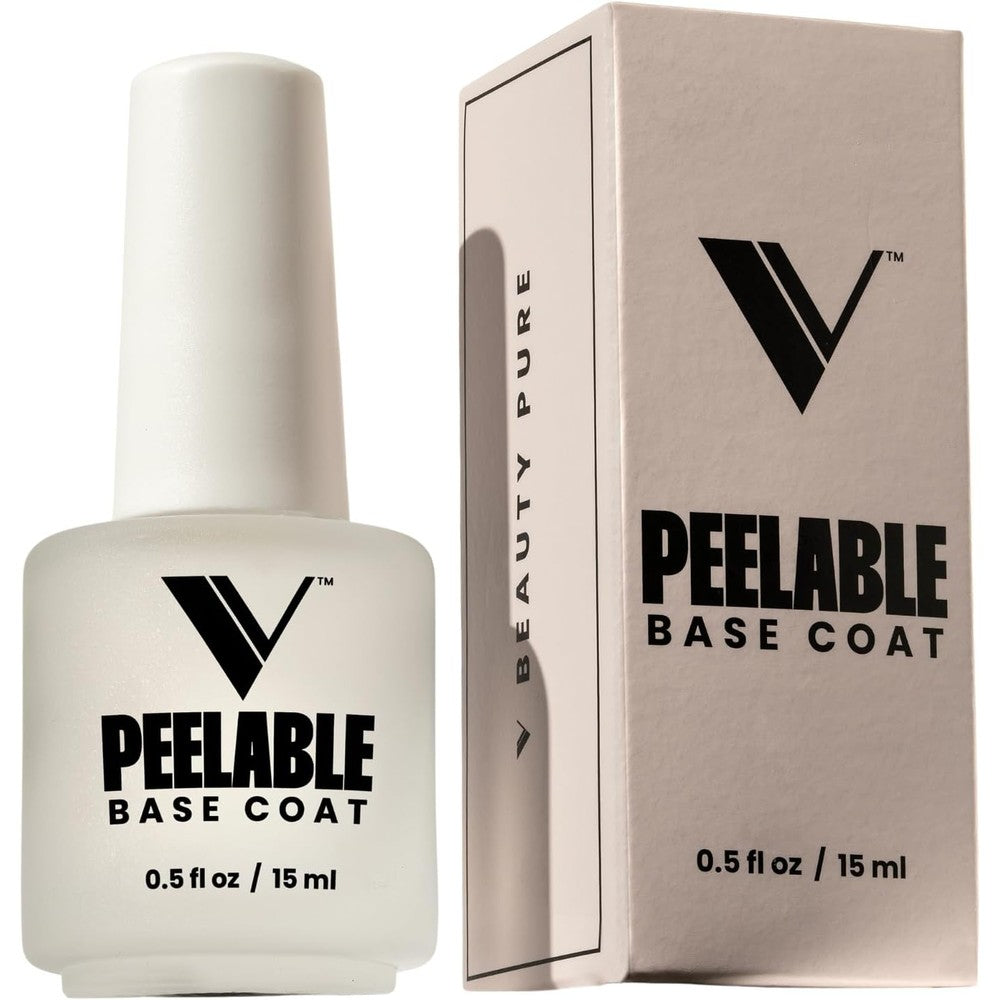V Beauty Pure Peel Off Gel Base Coat bottle front view