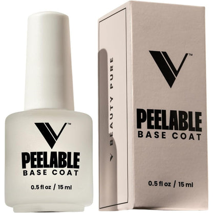 V Beauty Pure Peel Off Gel Base Coat bottle front view