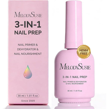 MelodySusie 30ml 3-in-1 Nail Dehydrator and Primer bottle front view