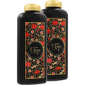 Maja Perfumed Talcum Powder two pack front view featuring iconic Spanish floral artwork container.