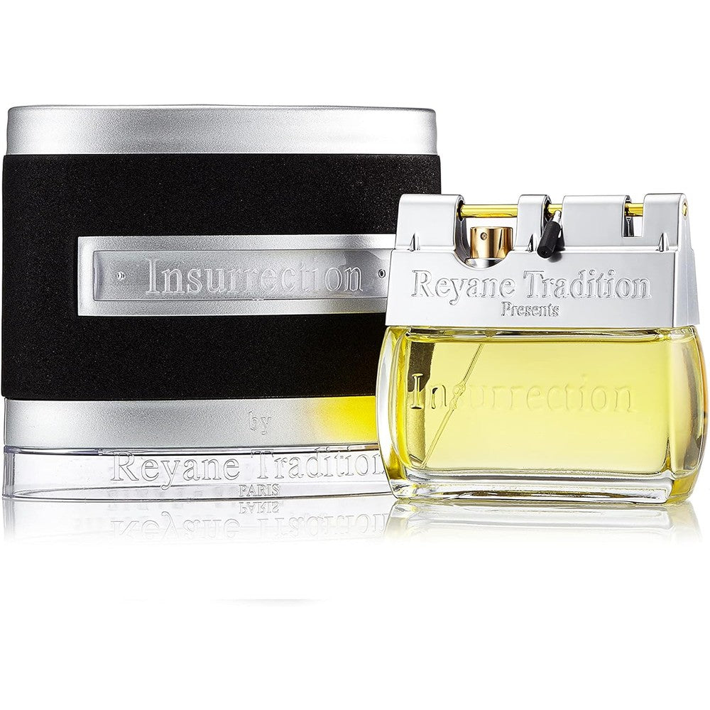 Reyane Tradition Insurrection Classique front view of the 100ml perfume bottle.