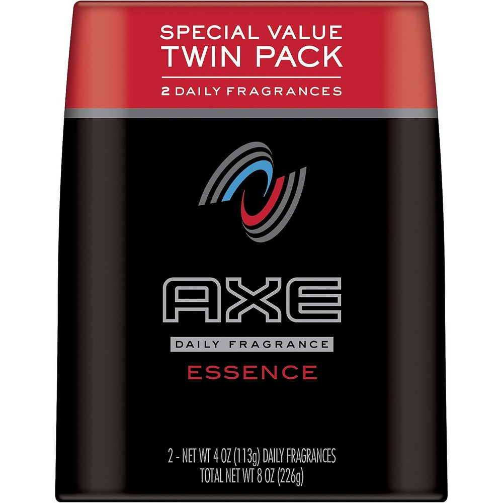 Axe Essence Body Spray twin pack front view showing imported packaging