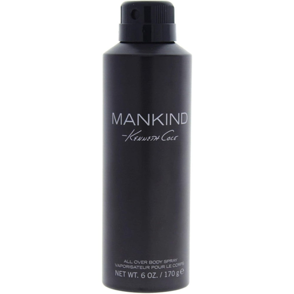 Kenneth Cole Mankind Body Spray for Men front view 6 ounce bottle