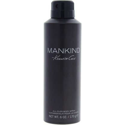 Kenneth Cole Mankind Body Spray for Men front view 6 ounce bottle